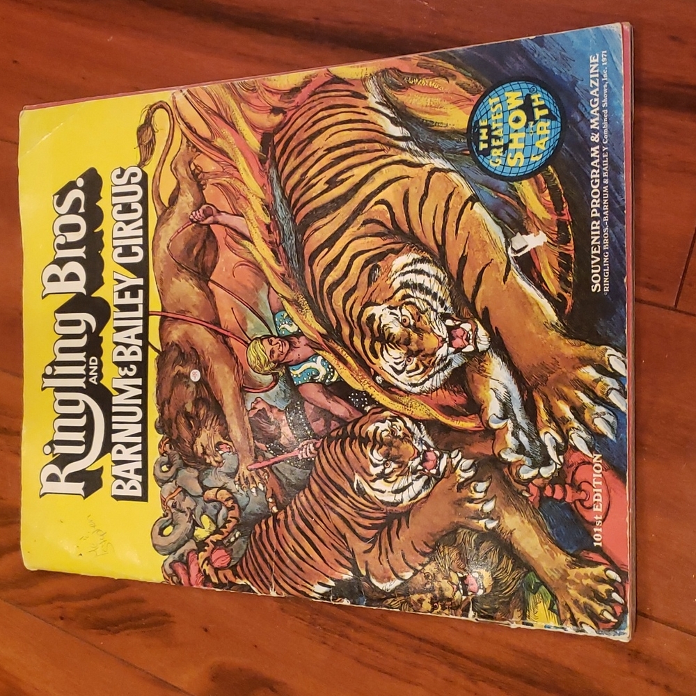 Ringling brothers vintage book